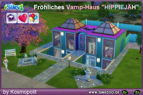  Blackys Sims 4 Zoo: Hippie house by Kosmopolit