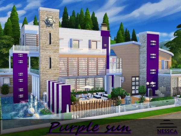  The Sims Resource: Purple sun by Nessca