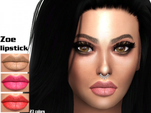  The Sims Resource: Sharareh  Zoe lipstick