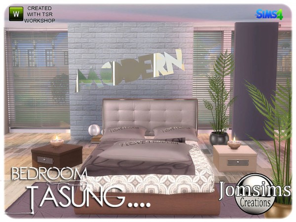  The Sims Resource: Tasung Bedroom by jomsims