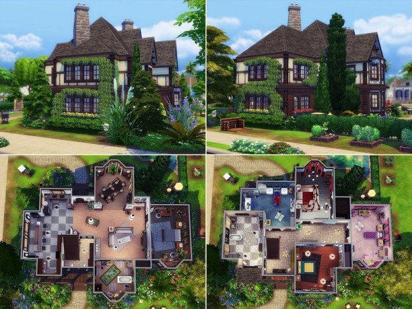  The Sims Resource: Tudor Farmhouse  by MychQQQ