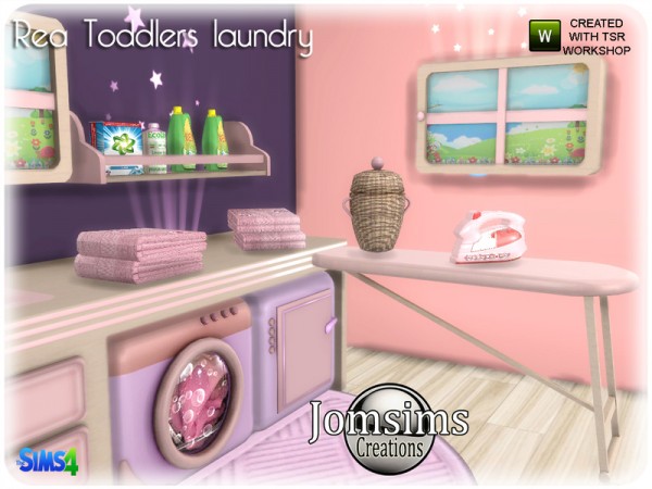  The Sims Resource: Rea toddlers laundry by jomsims
