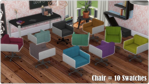  Annett`s Sims 4 Welt: Office Set   Desk and Chair