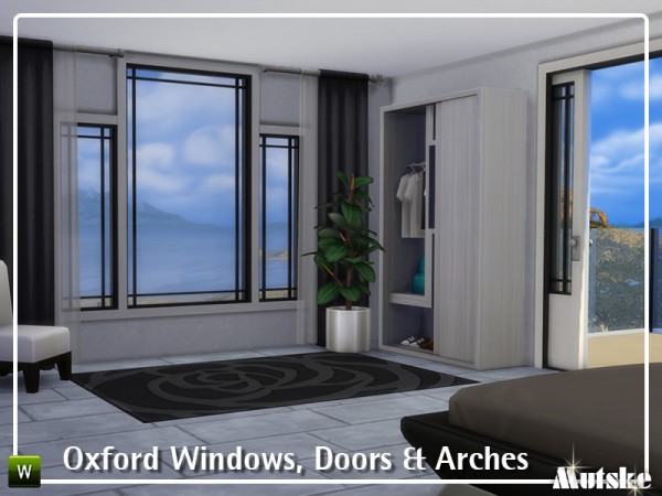  The Sims Resource: Oxford Windows, Doors and Arches by mutske