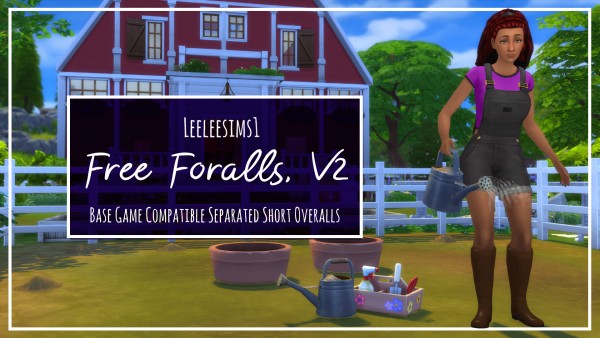  Simsworkshop: Free Foralls V2   Shorts Version by leeleesims1