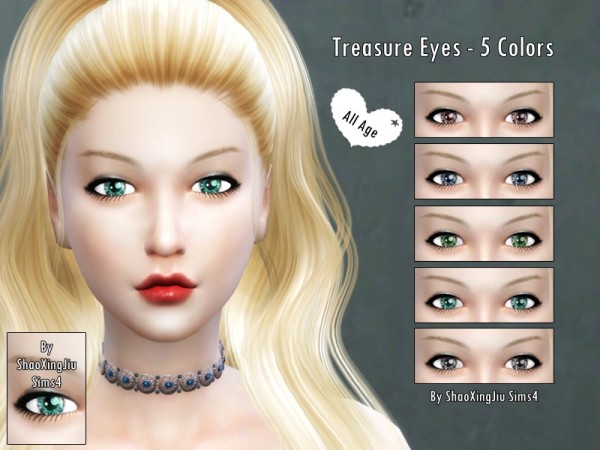  The Sims Resource: Treasure Eyes   Five Colors All Age (Mask) by jeisse197
