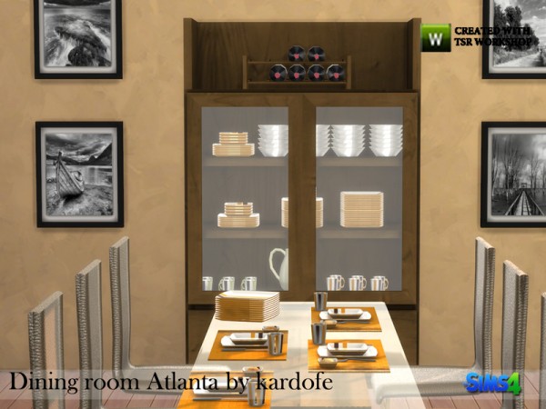  The Sims Resource: Diningroom Atlanta by Kardofe
