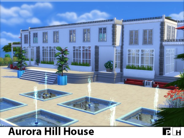  The Sims Resource: Aurora Hill House by Pinkfizzzzz