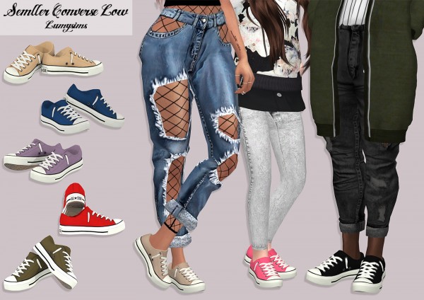  LumySims: Semller Shoes Low All