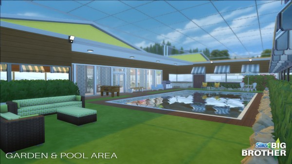  Mod The Sims: Big Brother House (No CC) by yourjinthemiddle