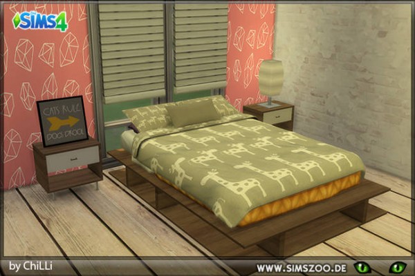  Blackys Sims 4 Zoo: Sweet Dreams Bedroom by ChiLLi