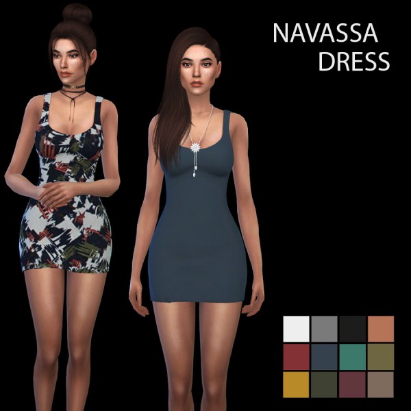  Leo 4 Sims: Navassa dress recolor