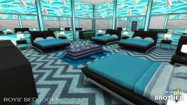  Mod The Sims: Big Brother House (No CC) by yourjinthemiddle