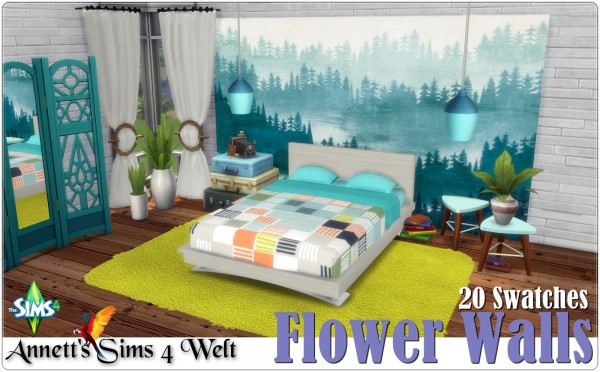  Annett`s Sims 4 Welt: Flower Walls