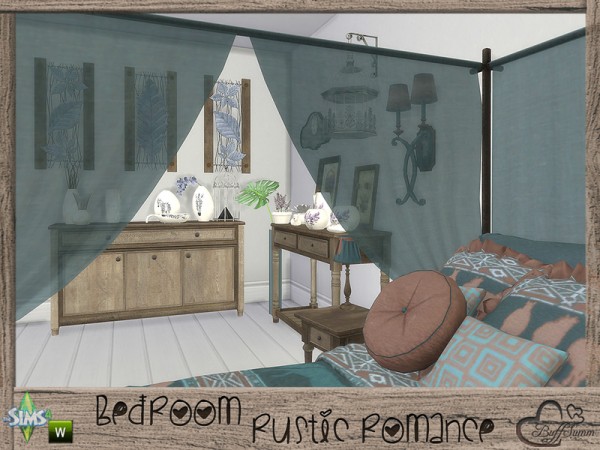  The Sims Resource: Rustic Romance Bedroom by BuffSumm