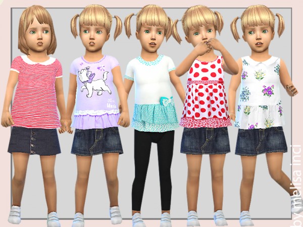  The Sims Resource: Toddler Pretty Play Dress by melisa inci