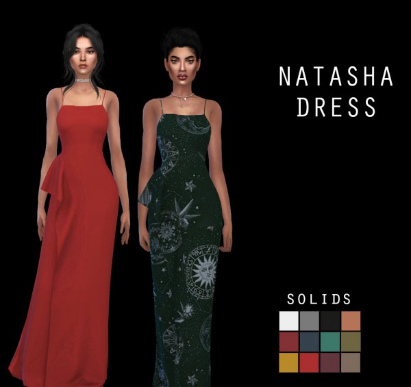  Leo 4 Sims: Natasha Dress recolored