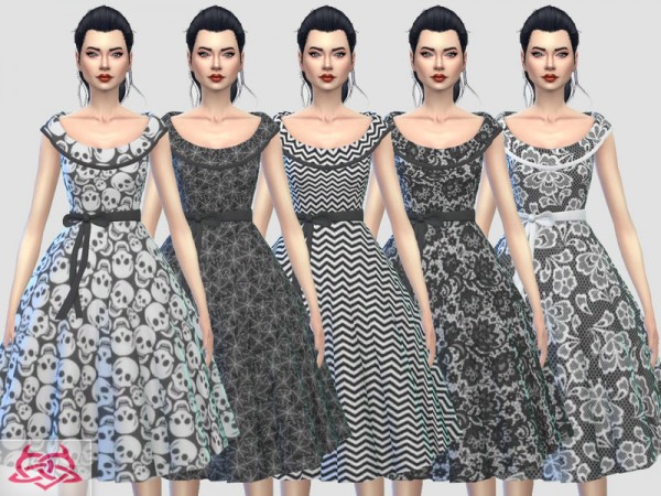  The Sims Resource: Romi dress recolor 3 by Colores Urbanos