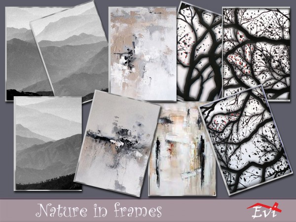  The Sims Resource: Nature in frames by evi
