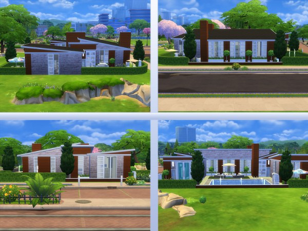  The Sims Resource: Modern Tranquil house by lenabubbles82