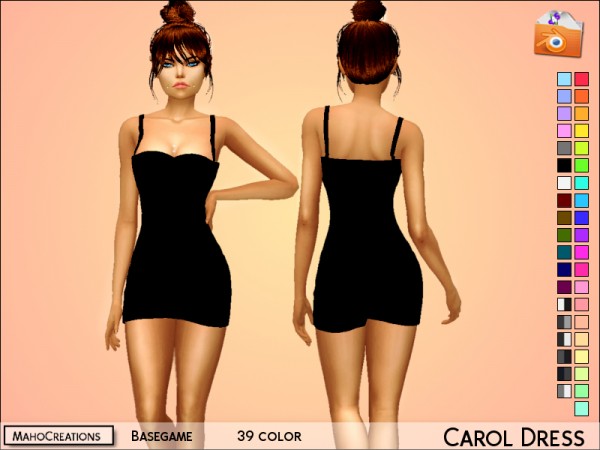  The Sims Resource: Carol Dress by MahoCreations