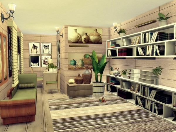  The Sims Resource: Sunflower house by Nessca