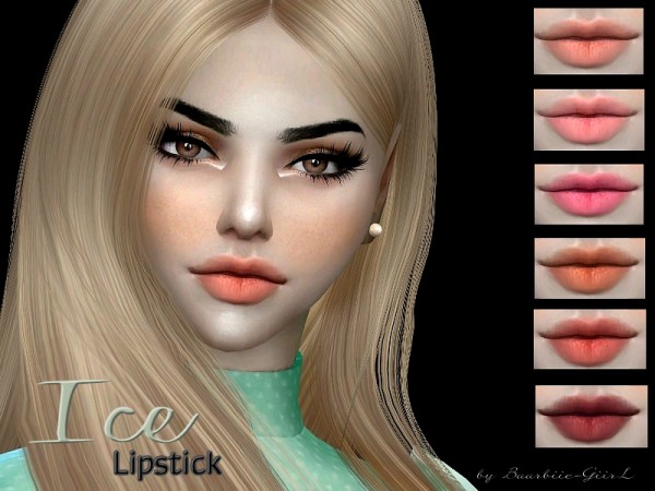  The Sims Resource: Ice Lipstick by Baarbiie GiirL