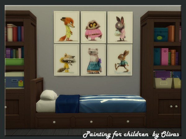  The Sims Resource: Painting for children by Olivas