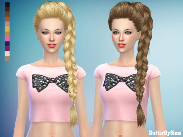  Butterflysims: B flysims 174 free hairstyle NO hat