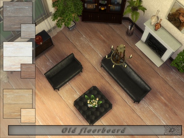  The Sims Resource: Old floorboard by Danuta720