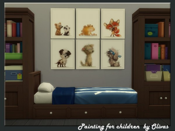  The Sims Resource: Painting for children by Olivas
