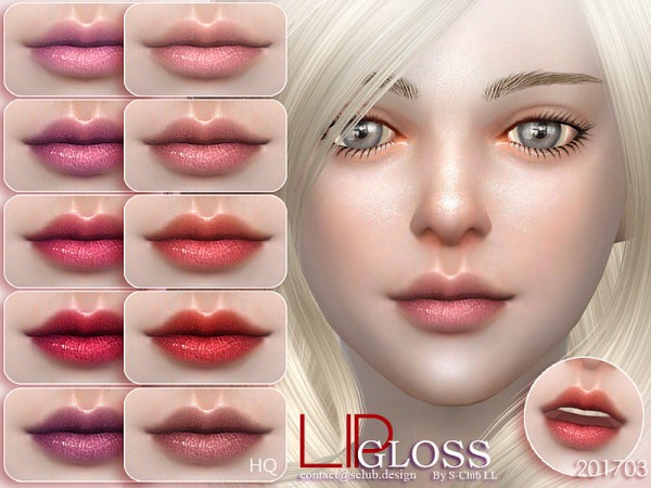  The Sims Resource: Lip 201703 by S Club