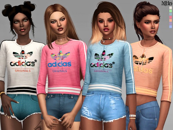  The Sims Resource: Athletico Tops by Margeh 75