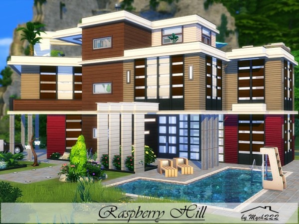  The Sims Resource: Raspberry Hill house by MychQQQ