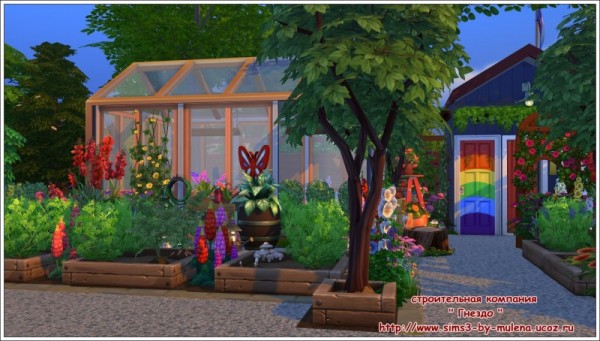  Sims 3 by Mulena: Our courtyard  3