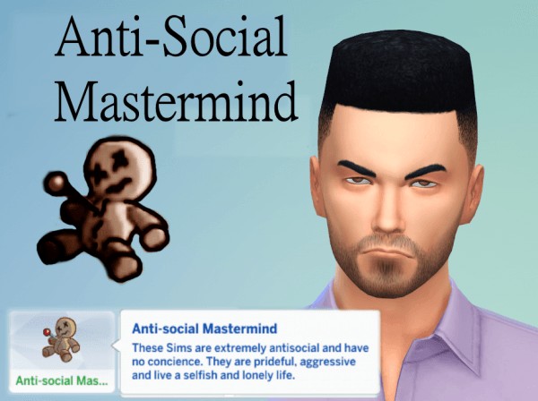  Mod The Sims: Anti Social Mastermind by Kialauna