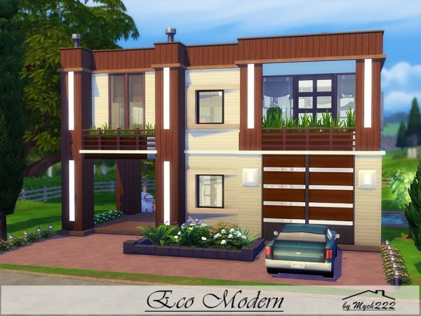  The Sims Resource: Eco Modern by MychQQQ