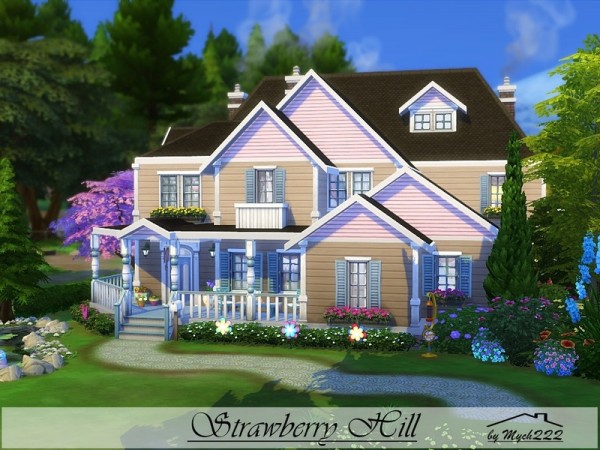  The Sims Resource: Strawberry Hill by MychQQQ