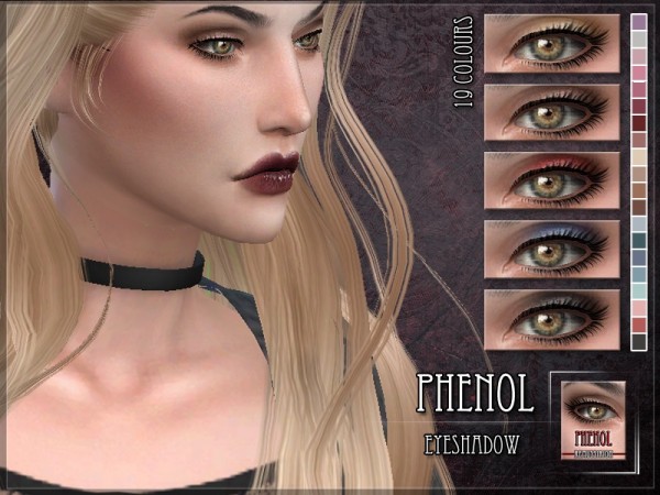  The Sims Resource: Phenol Eyeshadow byRemusSirion