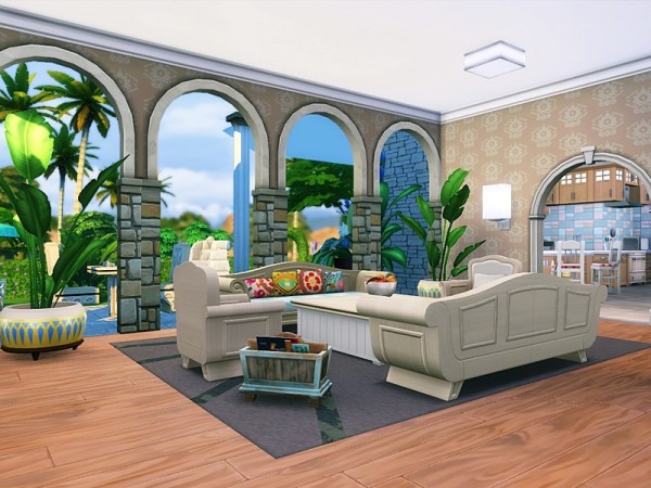 The Sims Resource: Tuscan Villa by MychQQQ