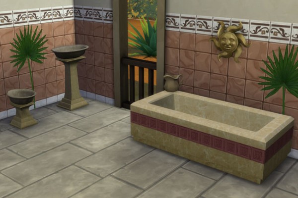  Blackys Sims 4 Zoo: Early Civ Bathroom by mammut