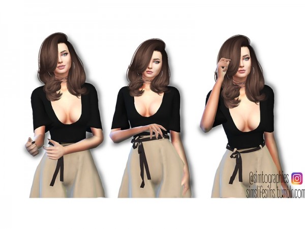  The Sims Resource: Blouse 01 by simtographies