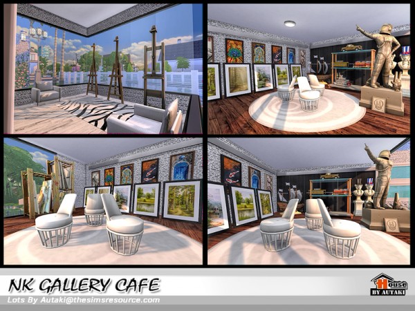  The Sims Resource: NK Gallery cafe by Autaki