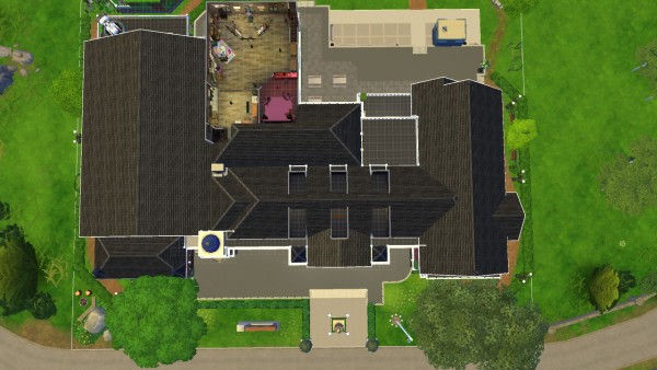  Mod The Sims: Academy du Sim Elite High School with Maze by Madam Hyjinks