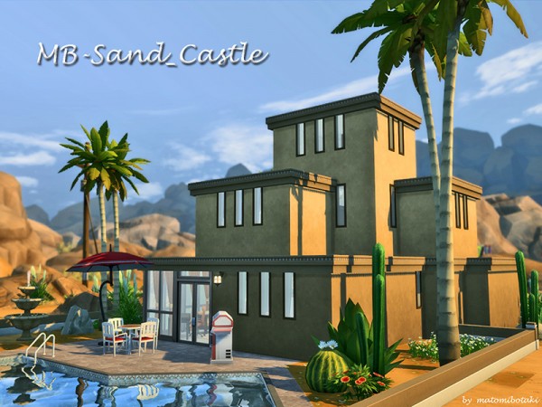  The Sims Resource: Sand Castle by matomibotaki