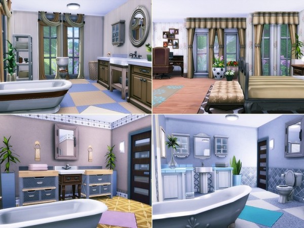  The Sims Resource: Newcrest Suburban by MychQQQ