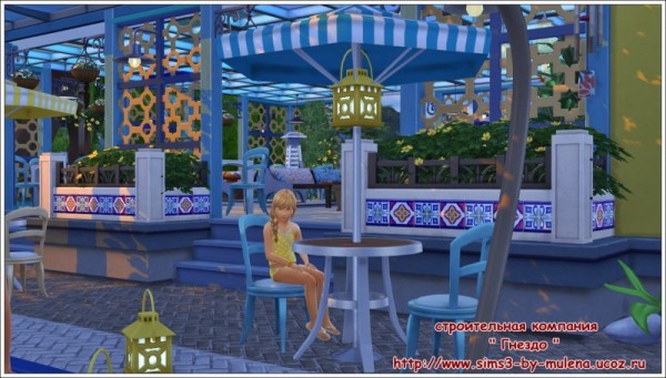  Sims 3 by Mulena: Swimming pool Neptune