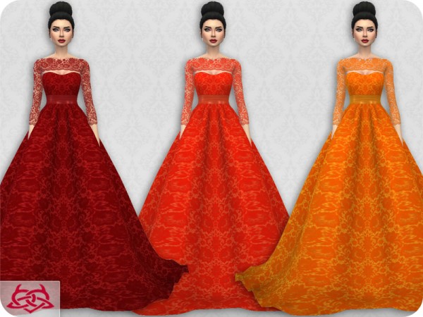  The Sims Resource: Wedding Dress 7 recolor 4 by Colores Urbanos