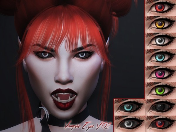 The Sims Resource: Vampire Eyes V.02 by Kitty.Meow