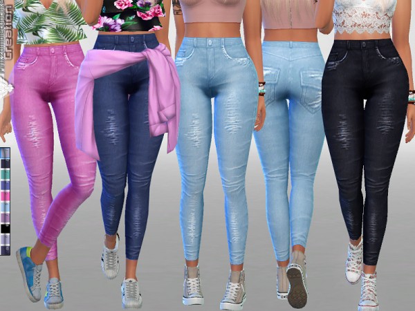  The Sims Resource: City Life Jeans 010 by Pinkzombiecupcakes